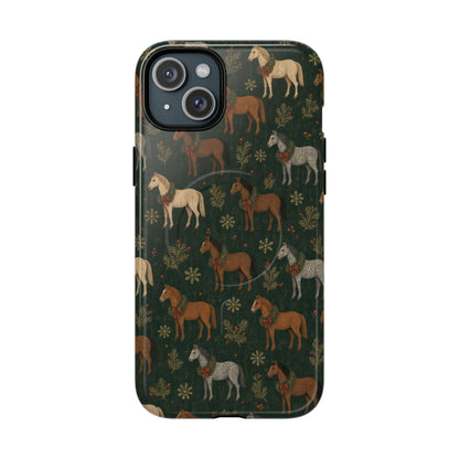 Wreath Horses Magnetic Case