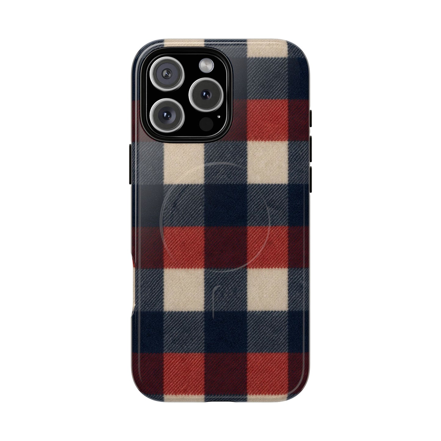 Patriotic Plaid Magnetic Case