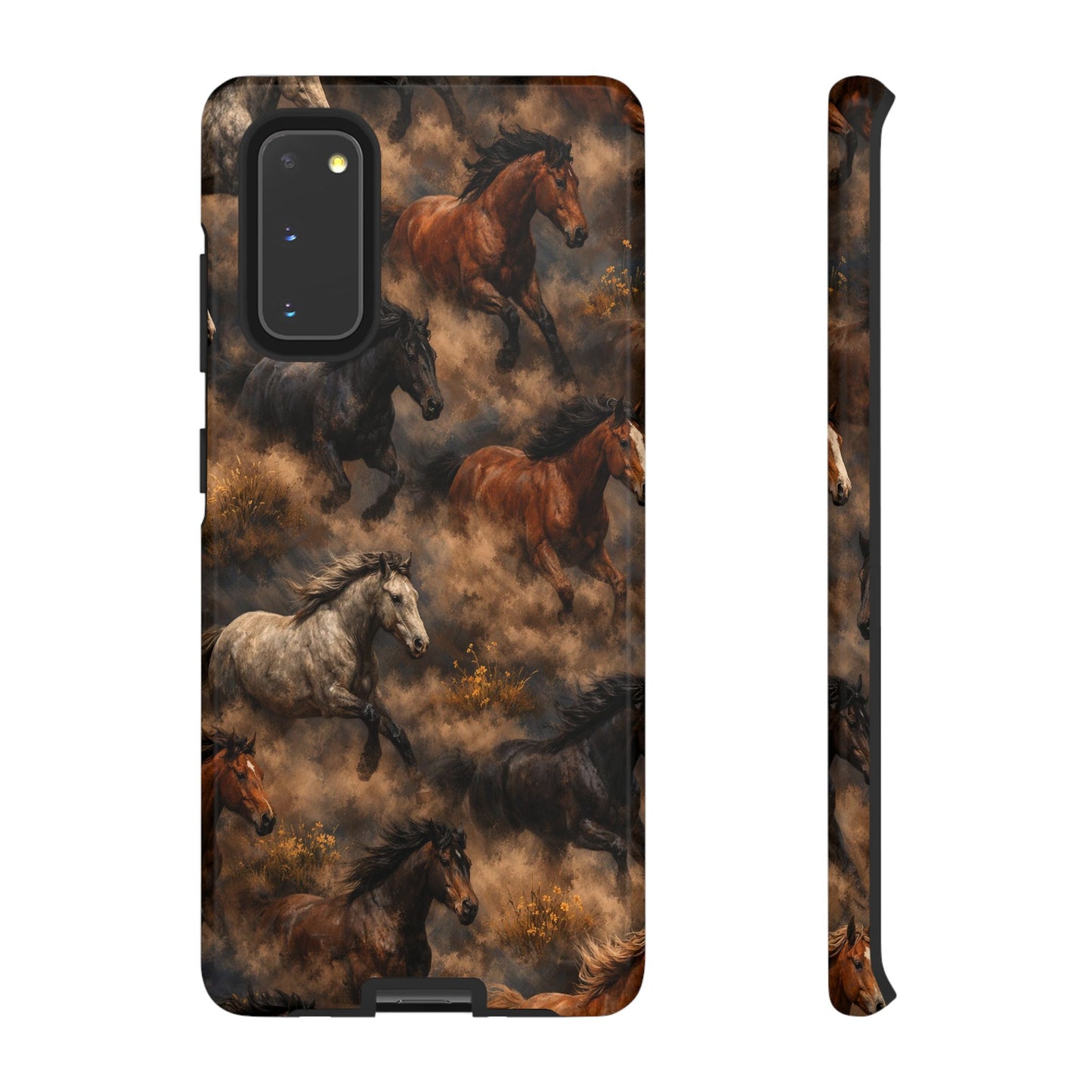Running Horses Tough Case