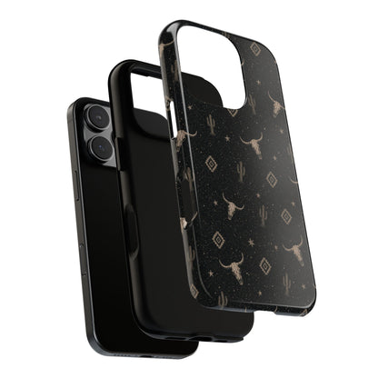 Midnight Longhorn Tough Case