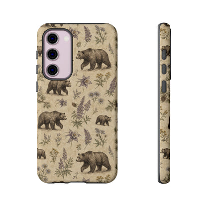 Floral Bear Tough Case