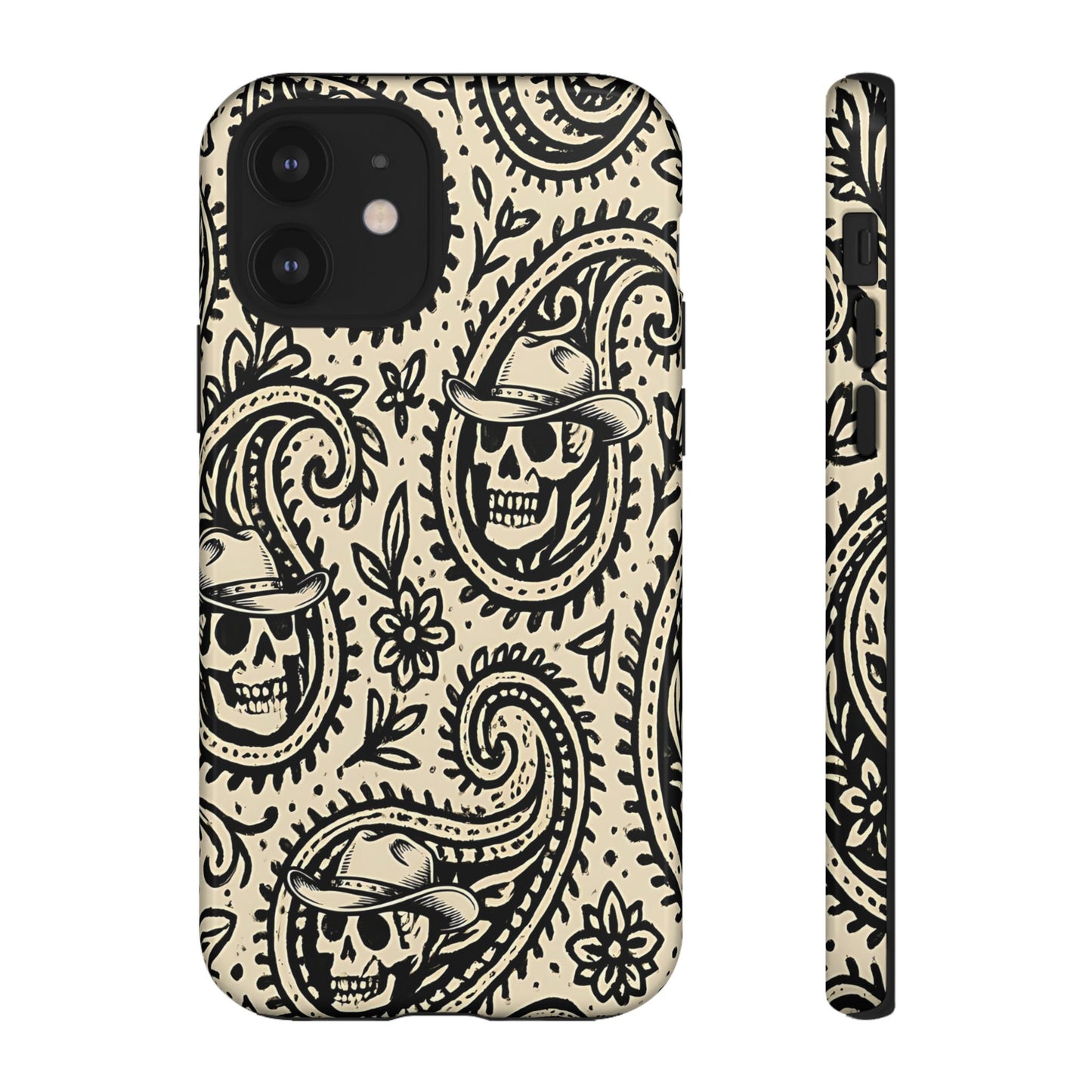 Cowboy Skull Paisley Tough Case