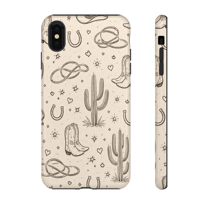Cowgirl Doodles Tough Case
