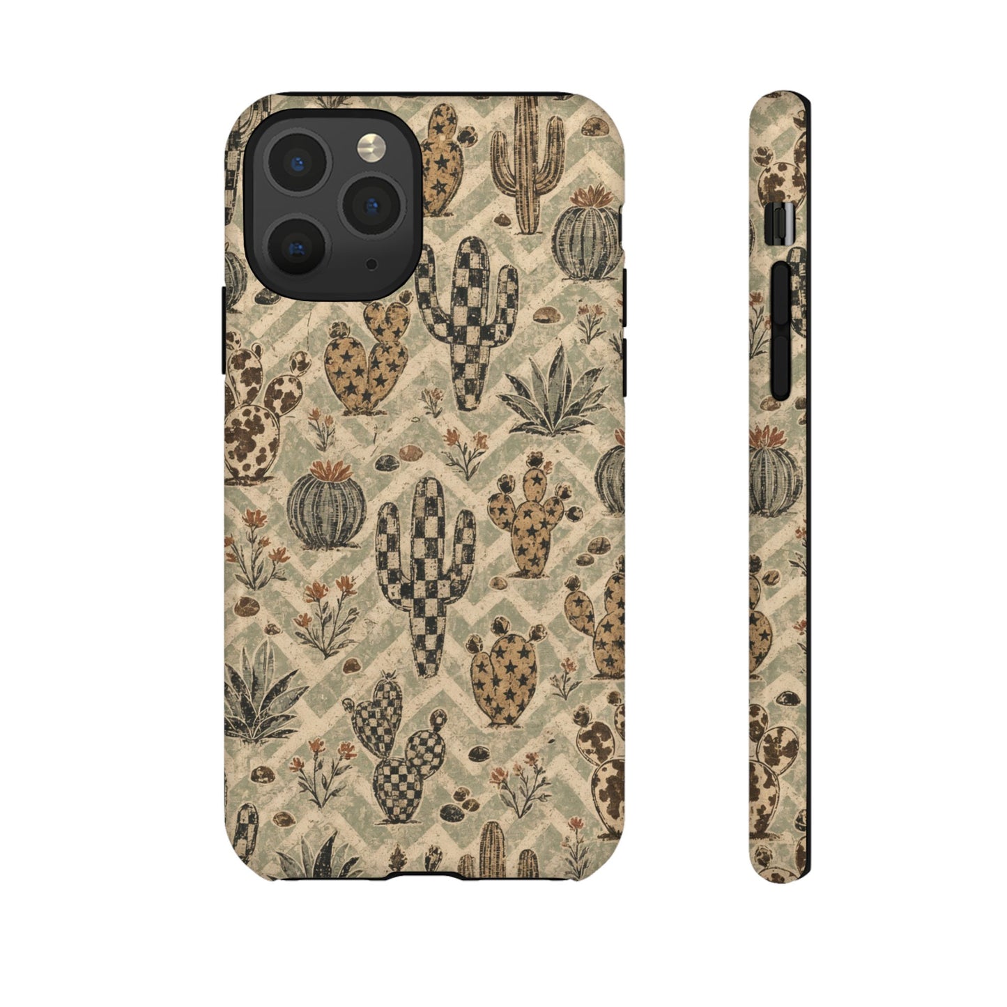 Checkered Cactus Tough Case
