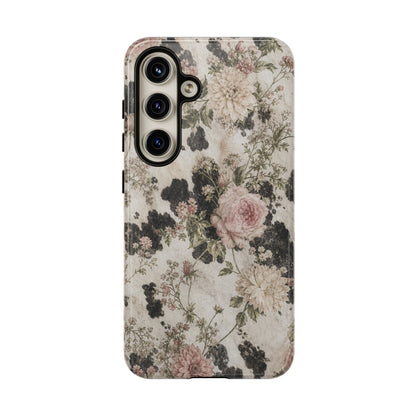 Floral Cowhide Tough Case