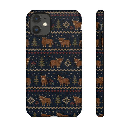 Highland Cow Sweater Tough Case