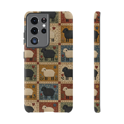 Sheep Quilt Tough Case
