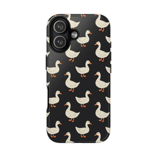 White Ducks Tough Phone Case