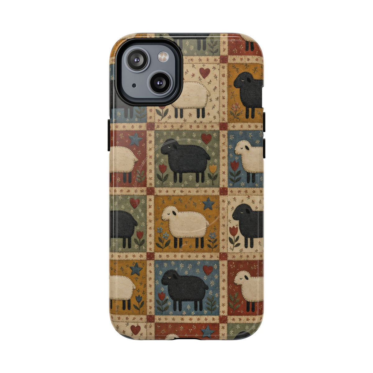 Sheep Quilt Magnetic Case