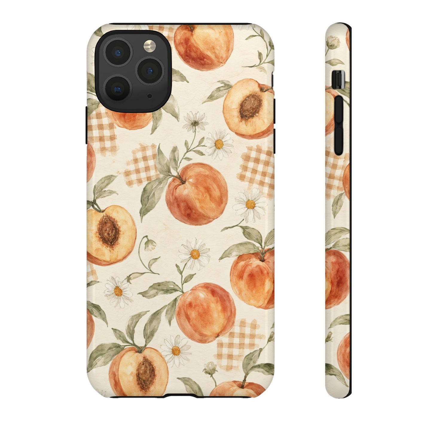 Peachy Gingham Tough Case