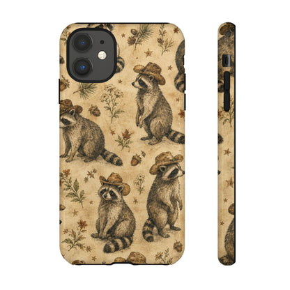 Painted Raccoon Tough Case