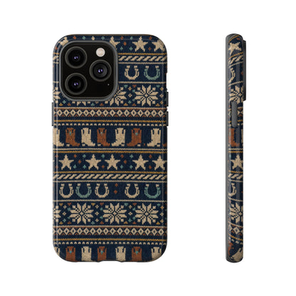 Fair Isle Boots Tough Case