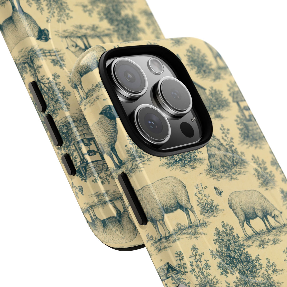 Sheep Toile Magnetic Case
