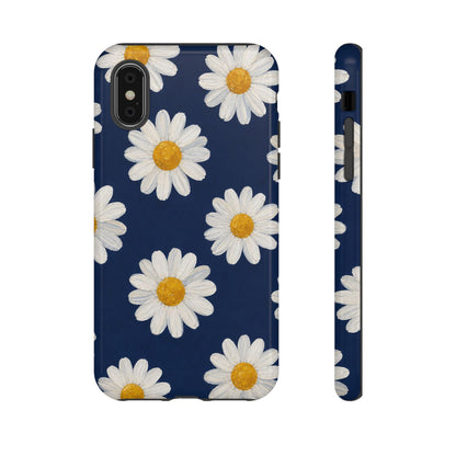Navy Daisy Tough Case