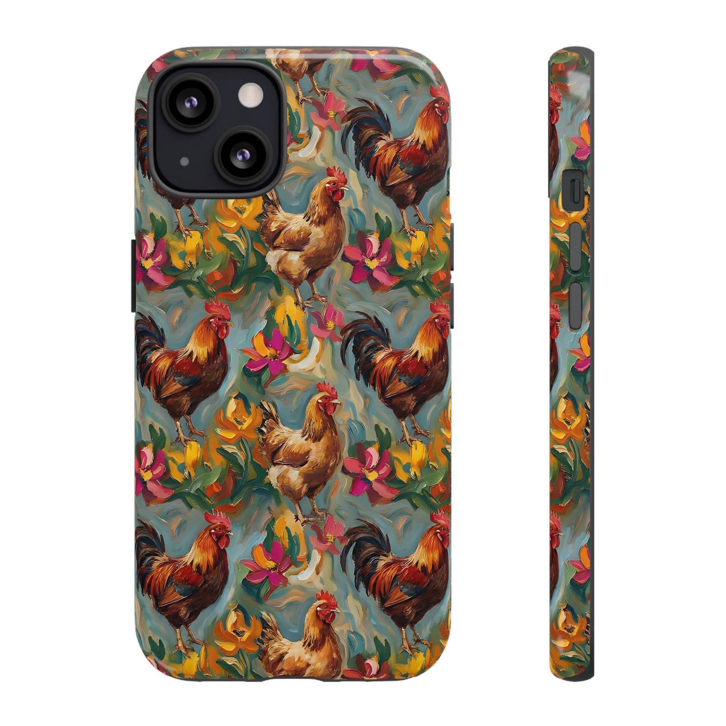 Painted Chickens Tough Case