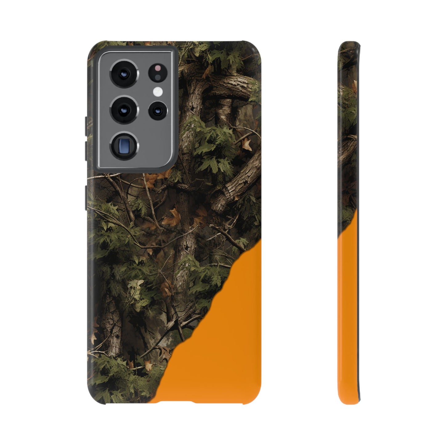 Torn Camo Orange Tough Case