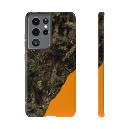 Torn Camo Orange Tough Case