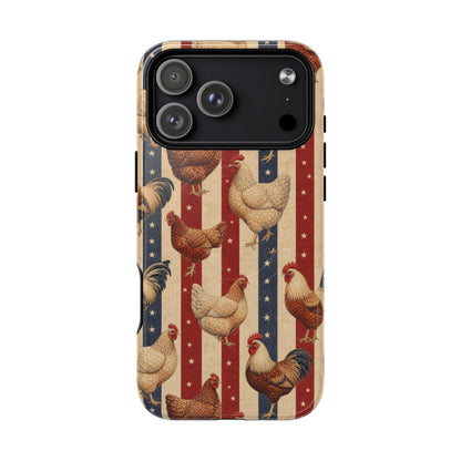 Chickens and Stripes Magnetic Case