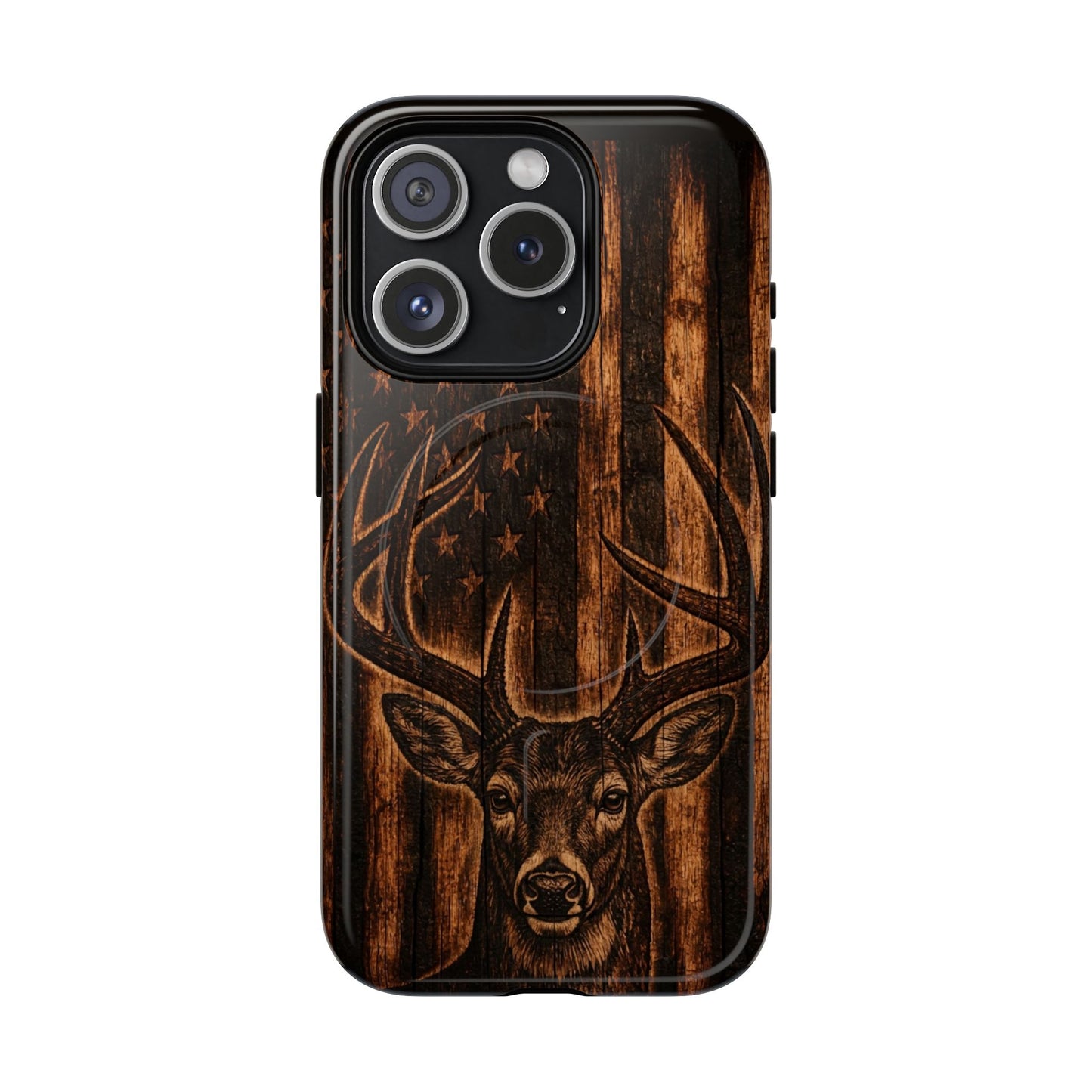 Carved Buck Magnetic Case