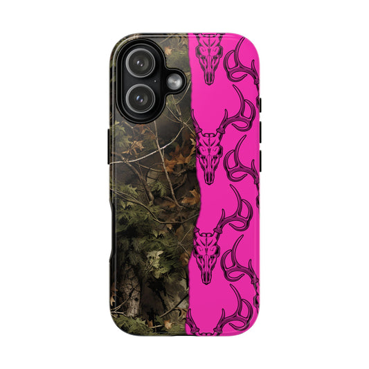 Camo Deer Skulls Pink Tough Case