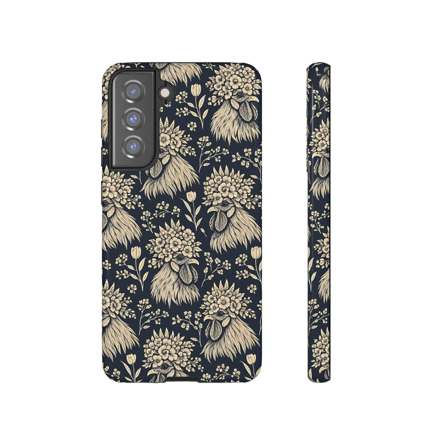 Floral Rooster Tough Case