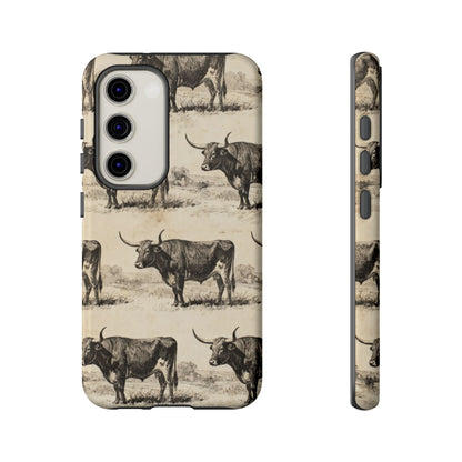 Vintage Longhorns Tough Case