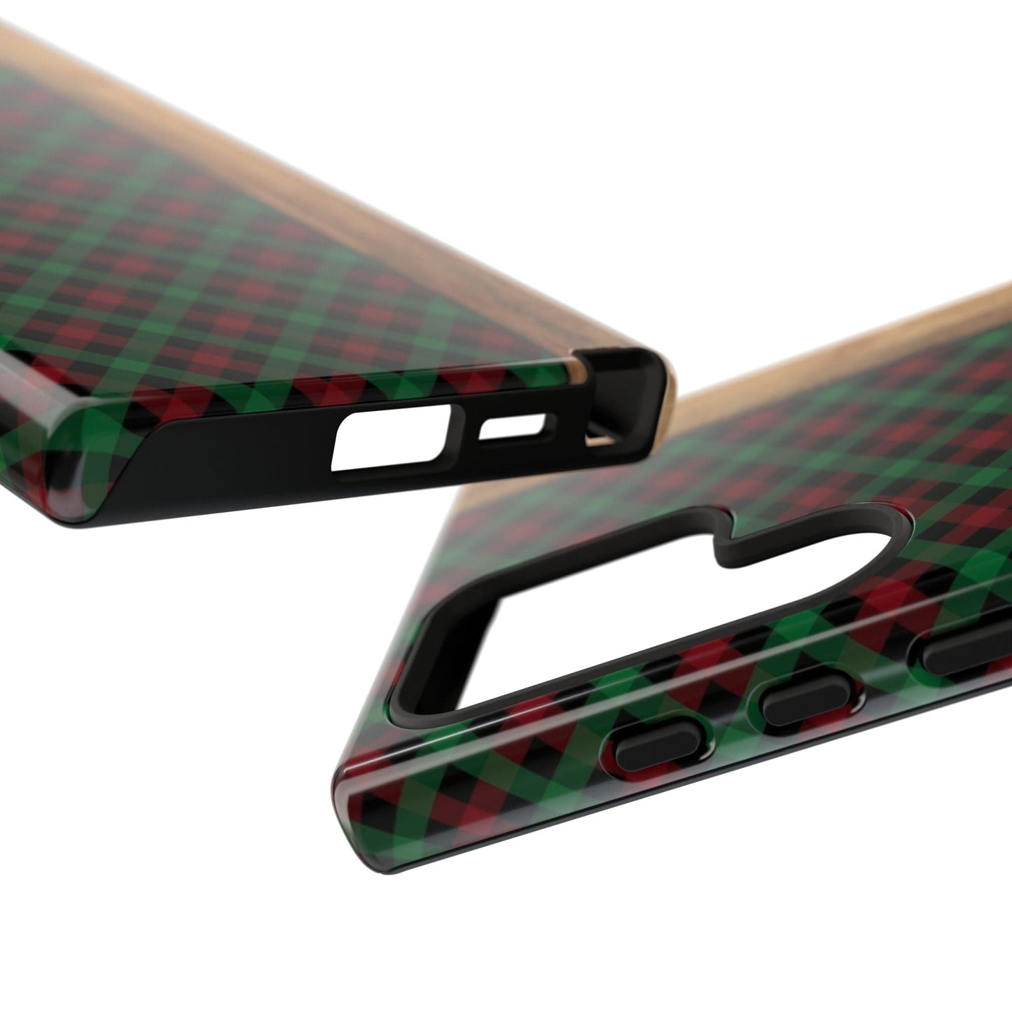 Red Green Plaid Phone Case