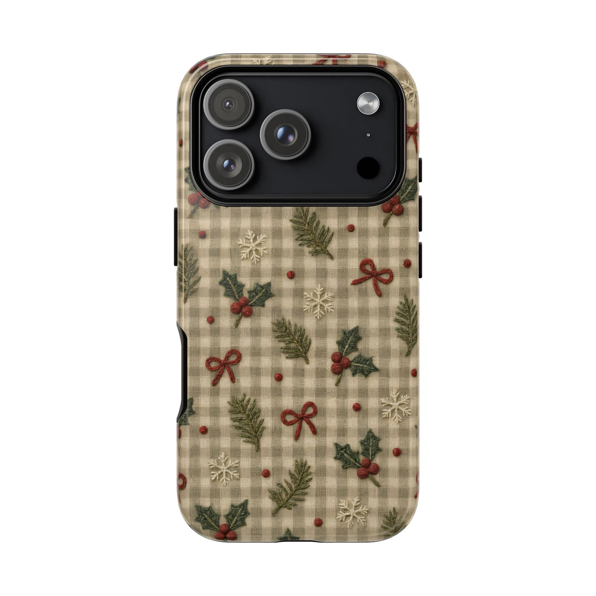 Gingham Holly Tough Case