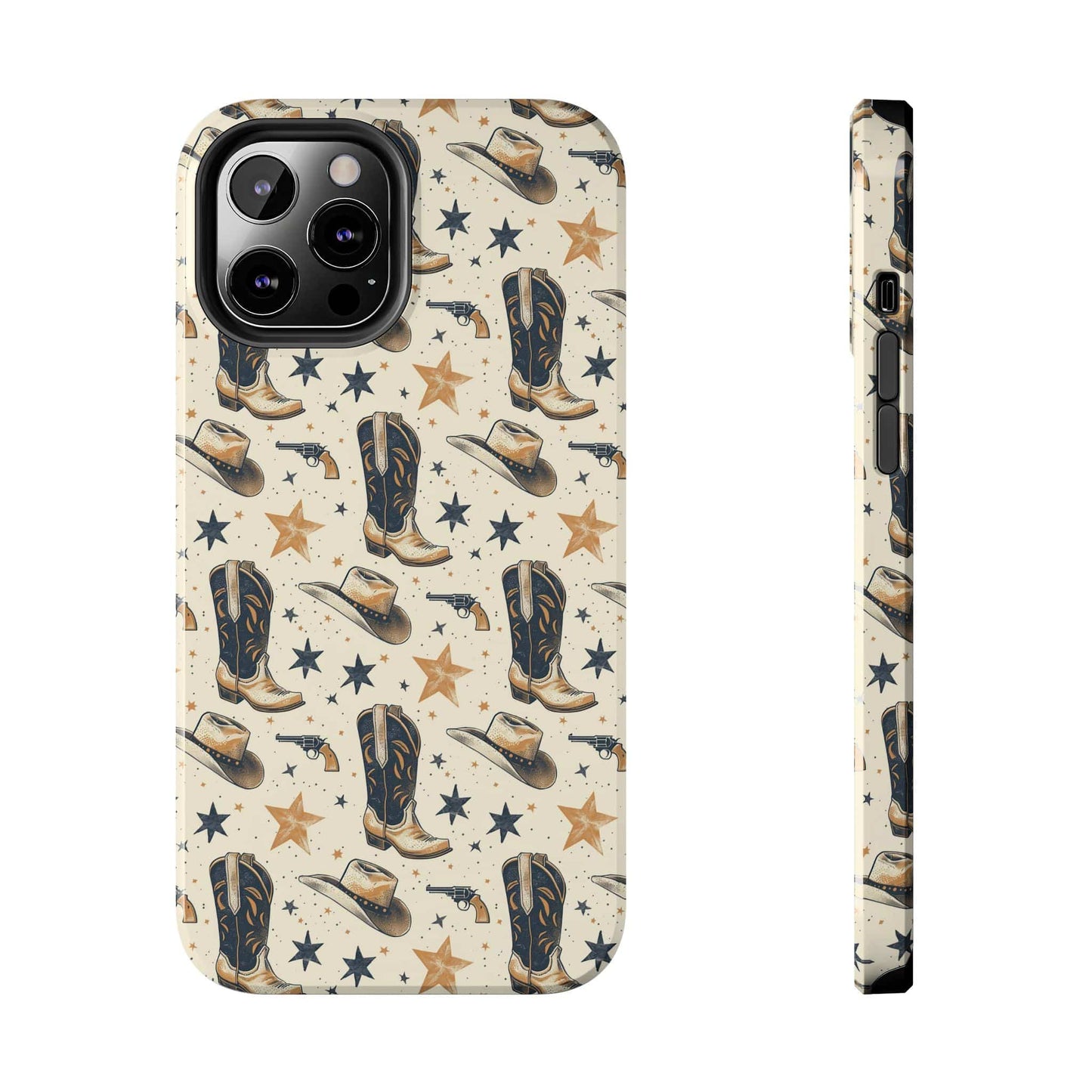 Black Gold Boots Phone Case