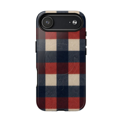 Patriotic Plaid Magnetic Case