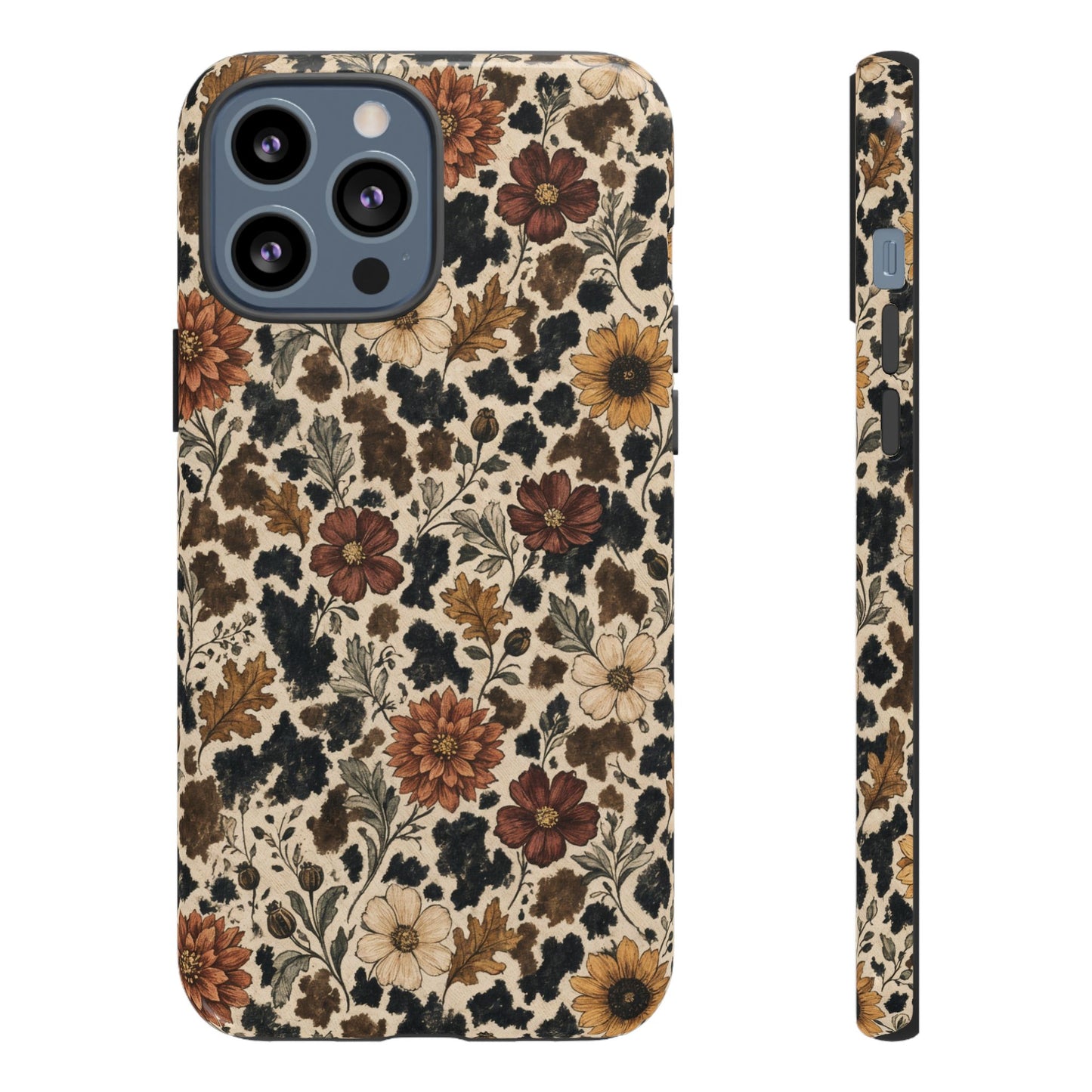Autumn Cowhide Bloom Tough Case