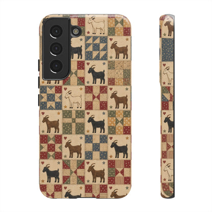 Goat Quilt Tough Case