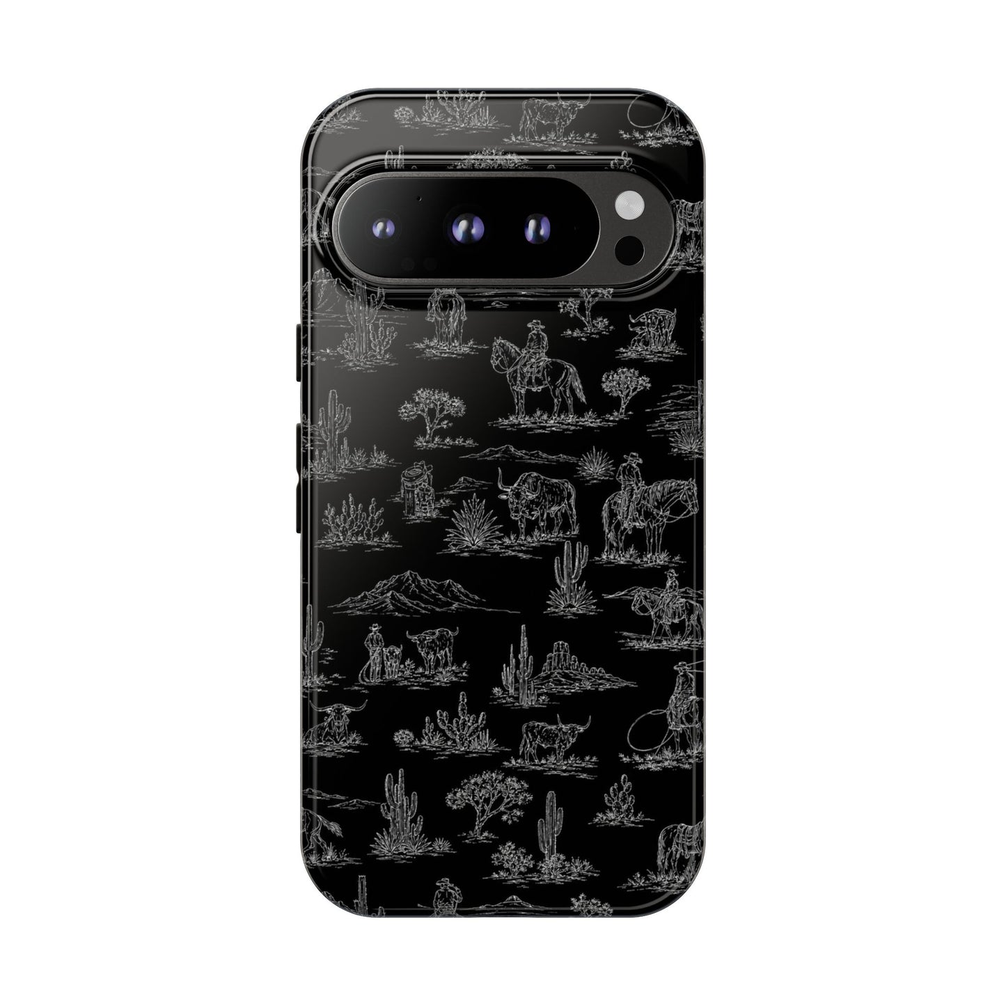 Midnight Toile Tough Case
