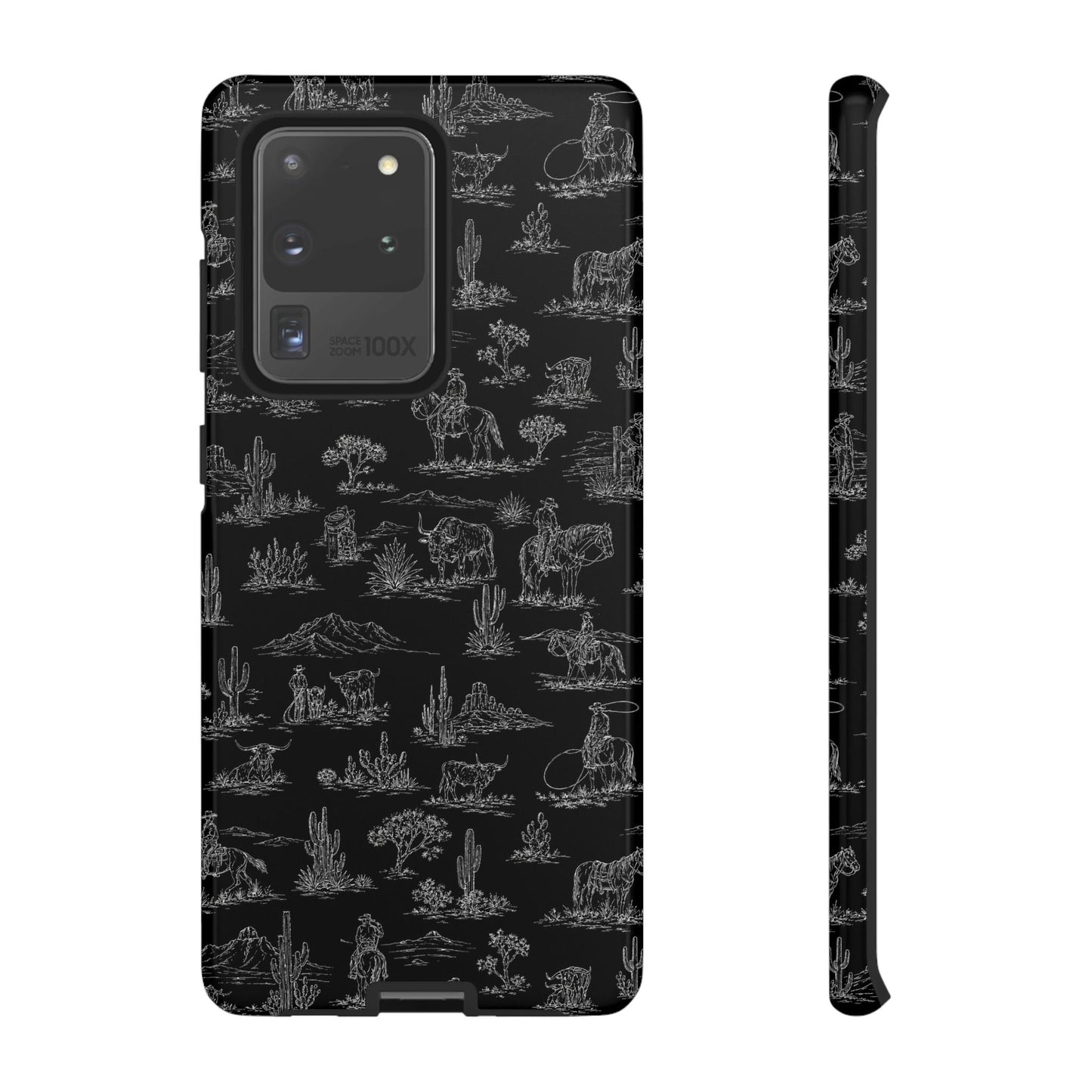 Midnight Toile Tough Case