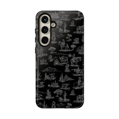 Midnight Toile Tough Case