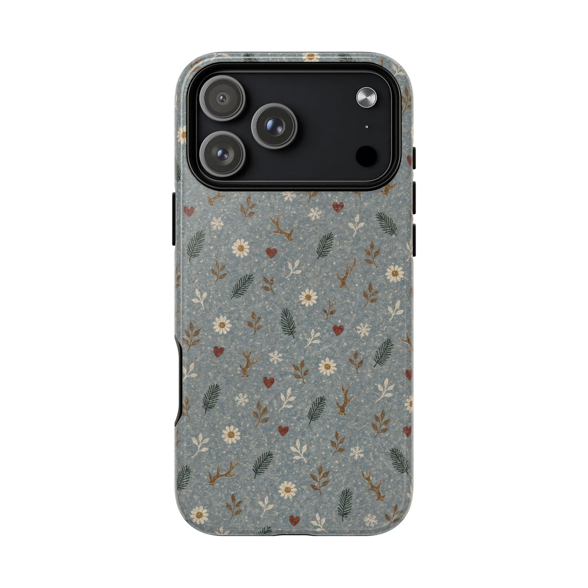 Antler Daisies Snow Magnetic Case