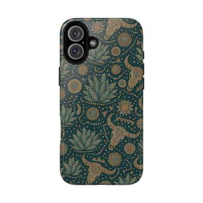 Ornate Skull Magnetic Case