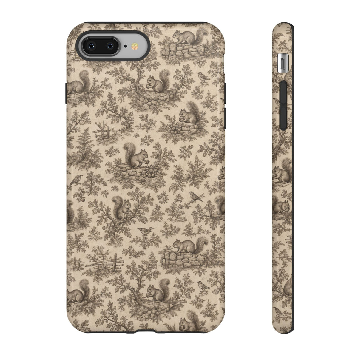 Squirrel Toile Tough Case