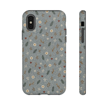 Antler Daisies Snow Tough Case