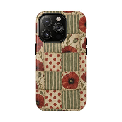 Poppy Patchwork Magnetic Case