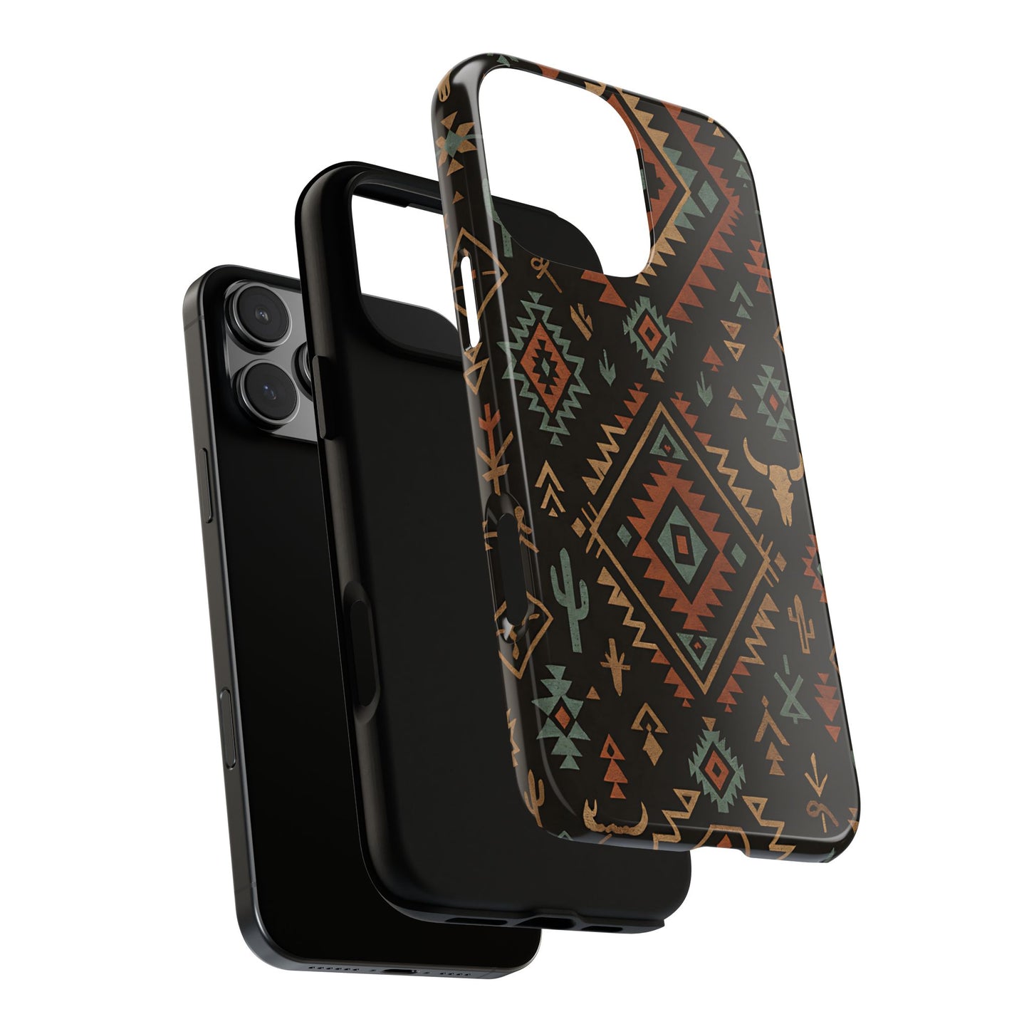 Midnight Western Aztec Tough Phone Case