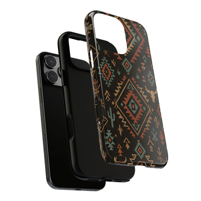 Midnight Western Aztec Tough Phone Case
