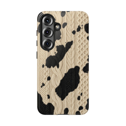 Cable Knit Cowhide Tough Case