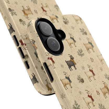 Scarf Goats Tough Case