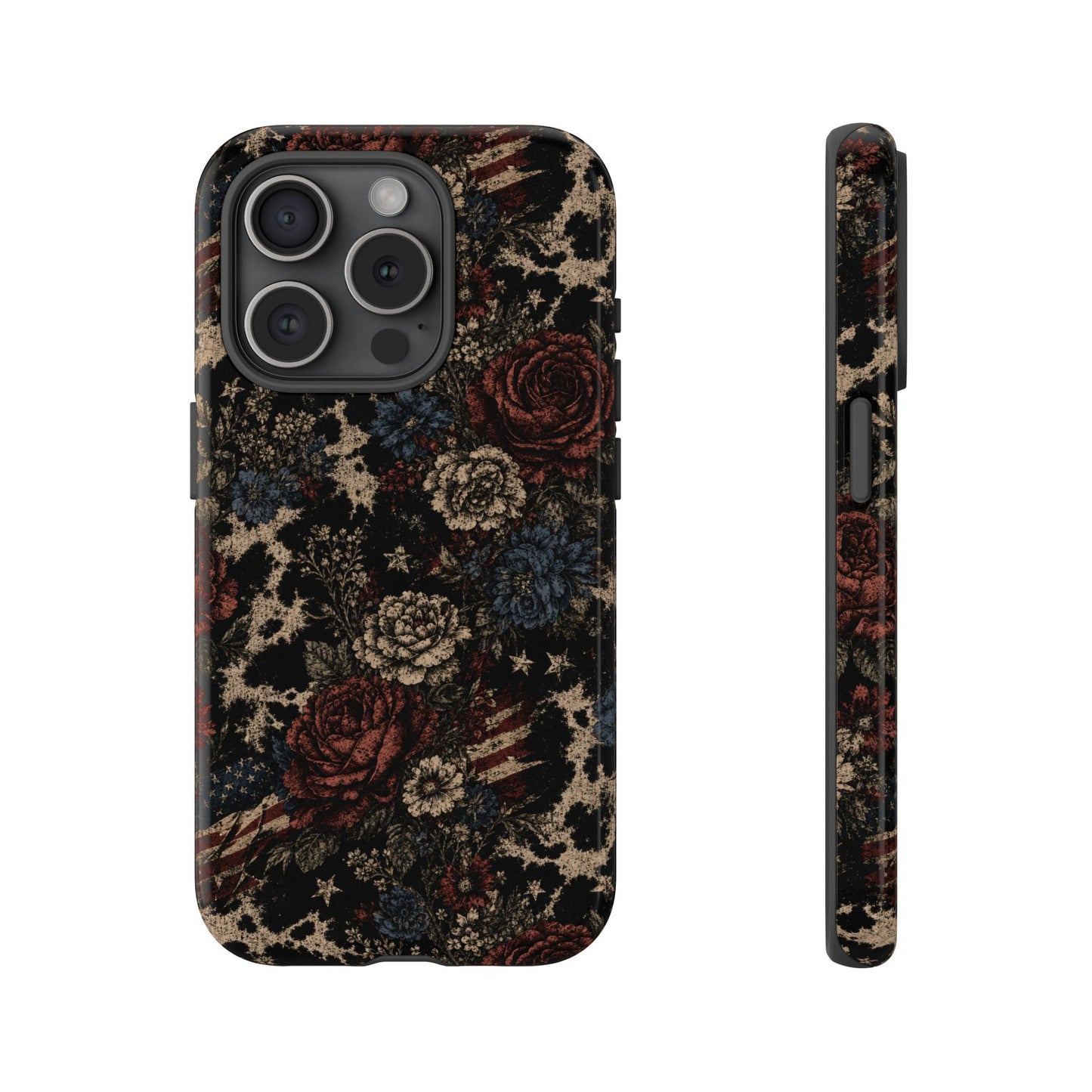 USA Cowhide Bloom Tough Case