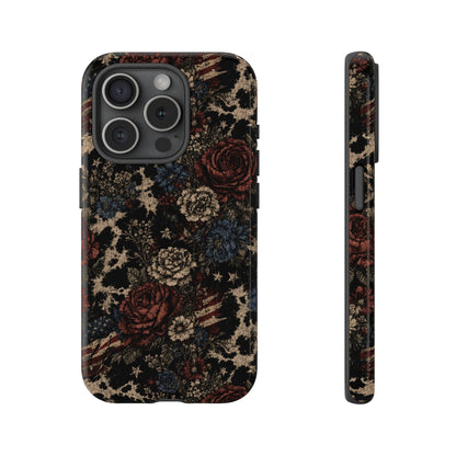 USA Cowhide Bloom Tough Case