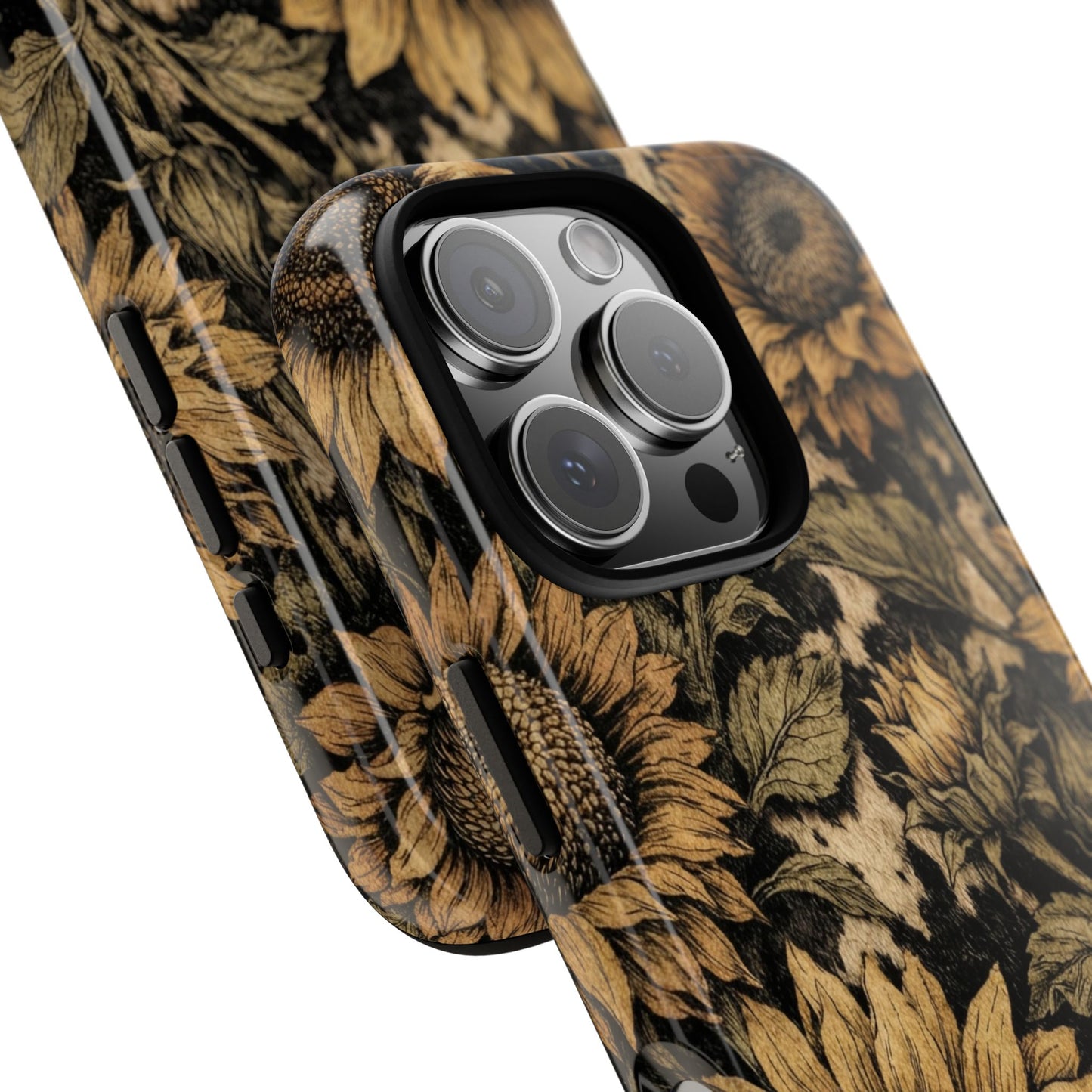 Cowhide Sunflowers Tough Case