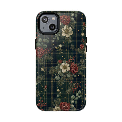 Tartan Roses Magnetic Case