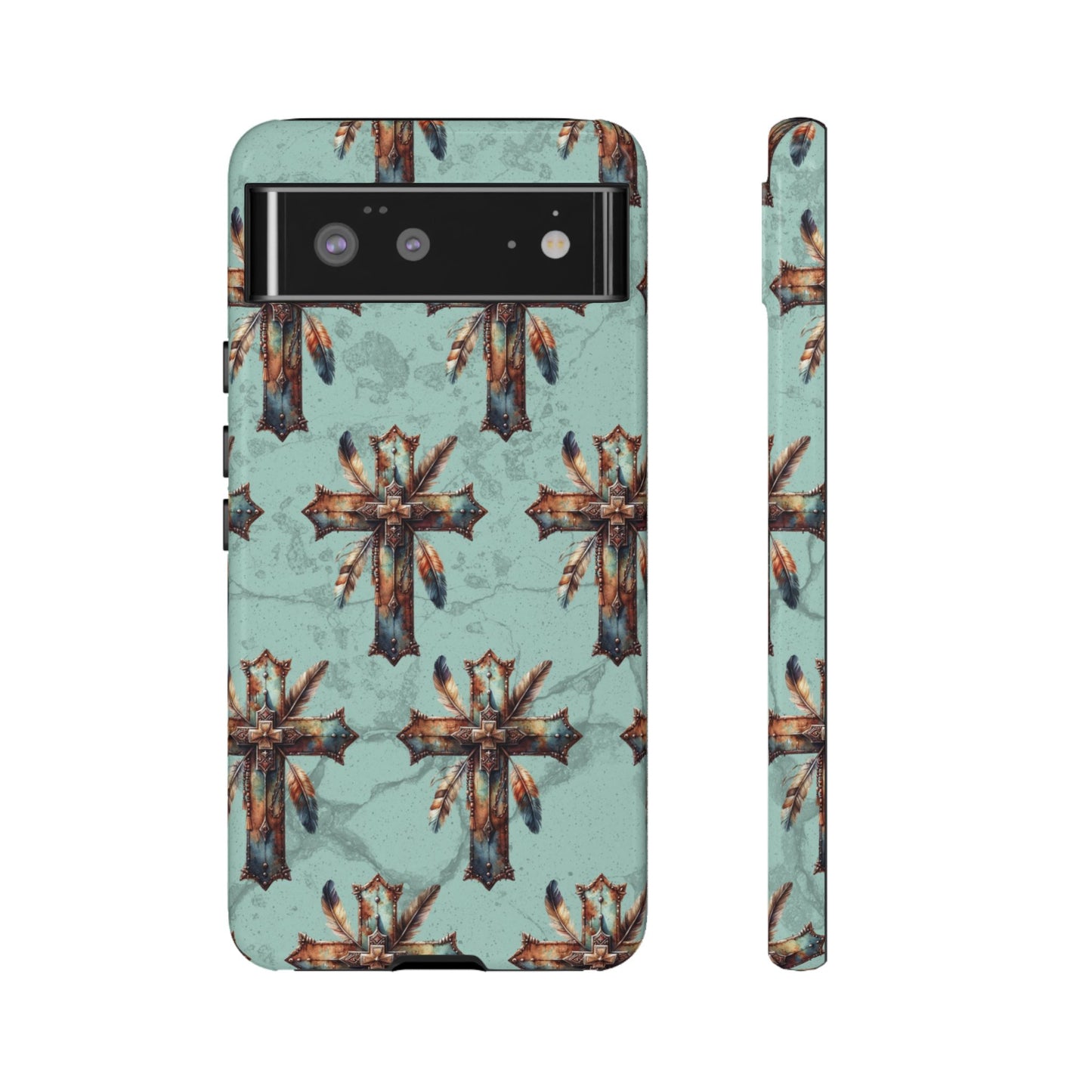 Crosses And Feathers Tough Case