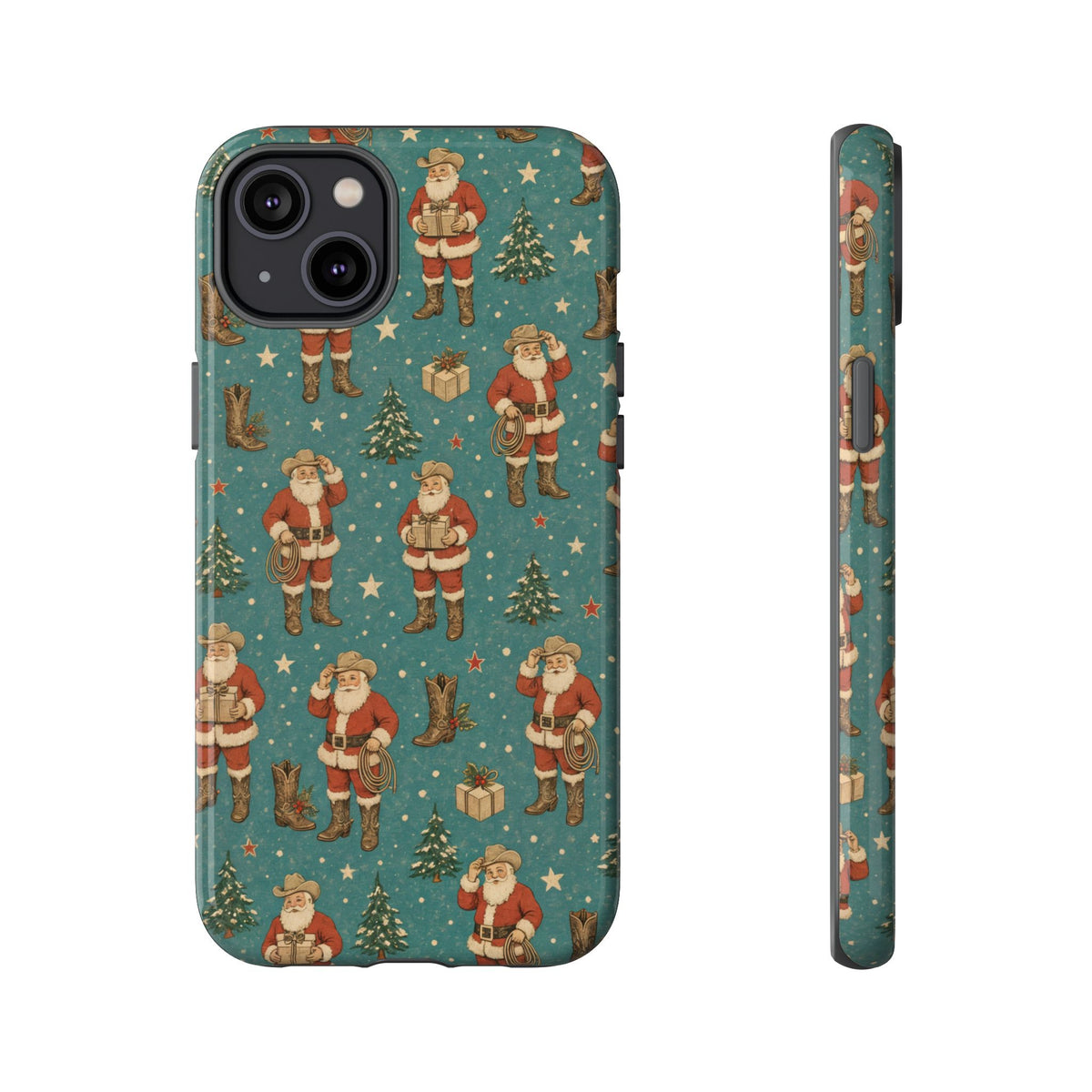 Retro Cowboy Santa Tough Case